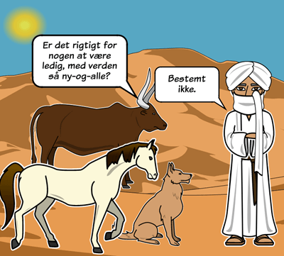 Hvordan kamelen fik sin hump af Rudyard Kipling - Identificer temaer i "Hvordan kamelen fik sin hump"