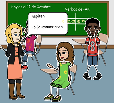 Materiály a Výrazy ve Španělské Učebně - Výrazy Španělských Studentů