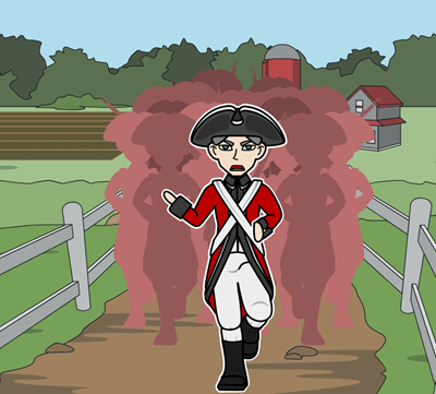 Amerikansk Revolution - Slaget ved Lexington og Concord Sammenligning