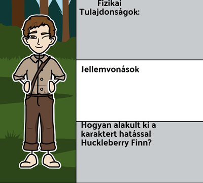 A Huckleberry Finn kalandjai Mark Twain - <i>Huck Finn</i> karakterek