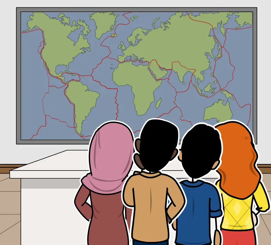 Structure of the Earth Diagram Activity