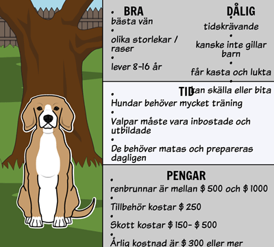 Bra Husdjur, Dåligt Husdjur - Informativ Textöversikt
