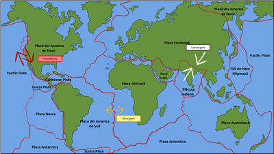 Structura Pământului - Plăci Tectonice Majore