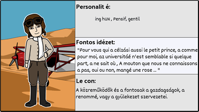 Le Petit Prince - Karakterek és Leckék