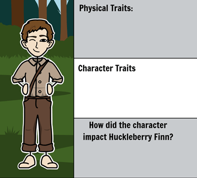 The Adventures of Huckleberry Finn by Mark Twain - <i>Huck Finn</i> Characters