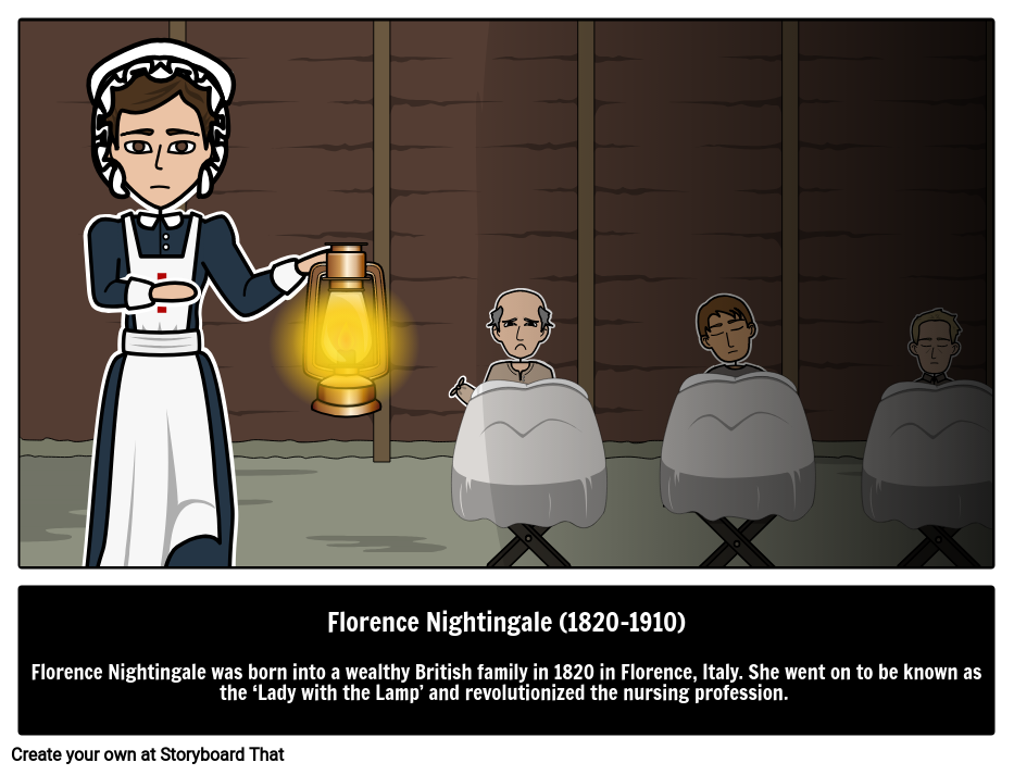 Florence Nightingale Biography Storyboard