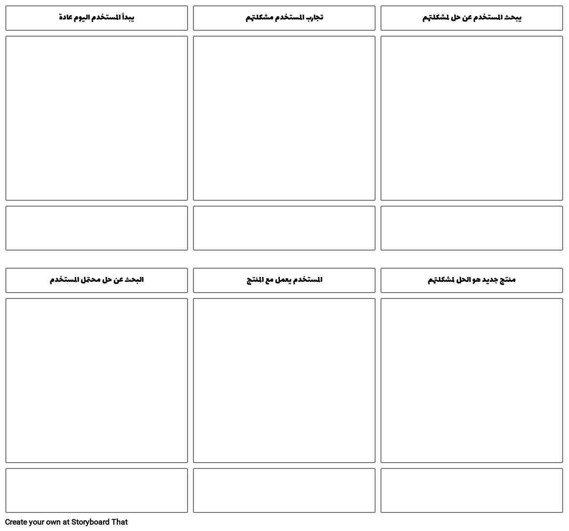 قالب خريطة رحلة العميل القياسية