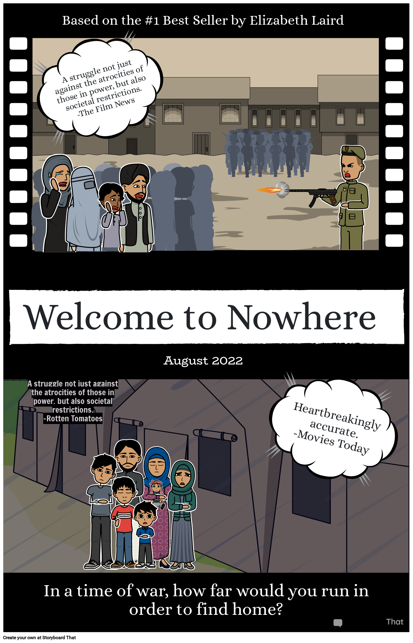 مرحبًا بكم في ملصق فيلم Nowhere Movie Poster