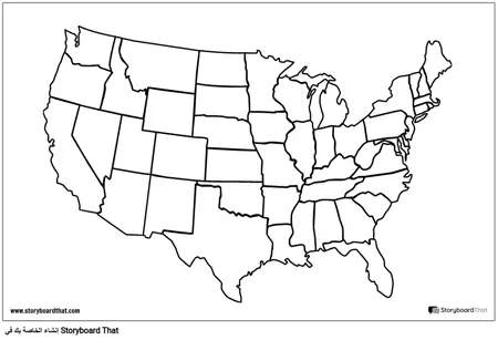 خريطة الولايات المتحدة