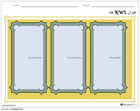 قالب جديد لإنشاء صفحة KWL 4