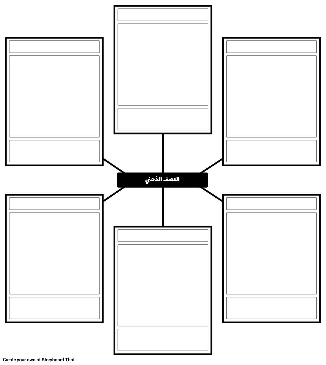 قالب العصف الذهني