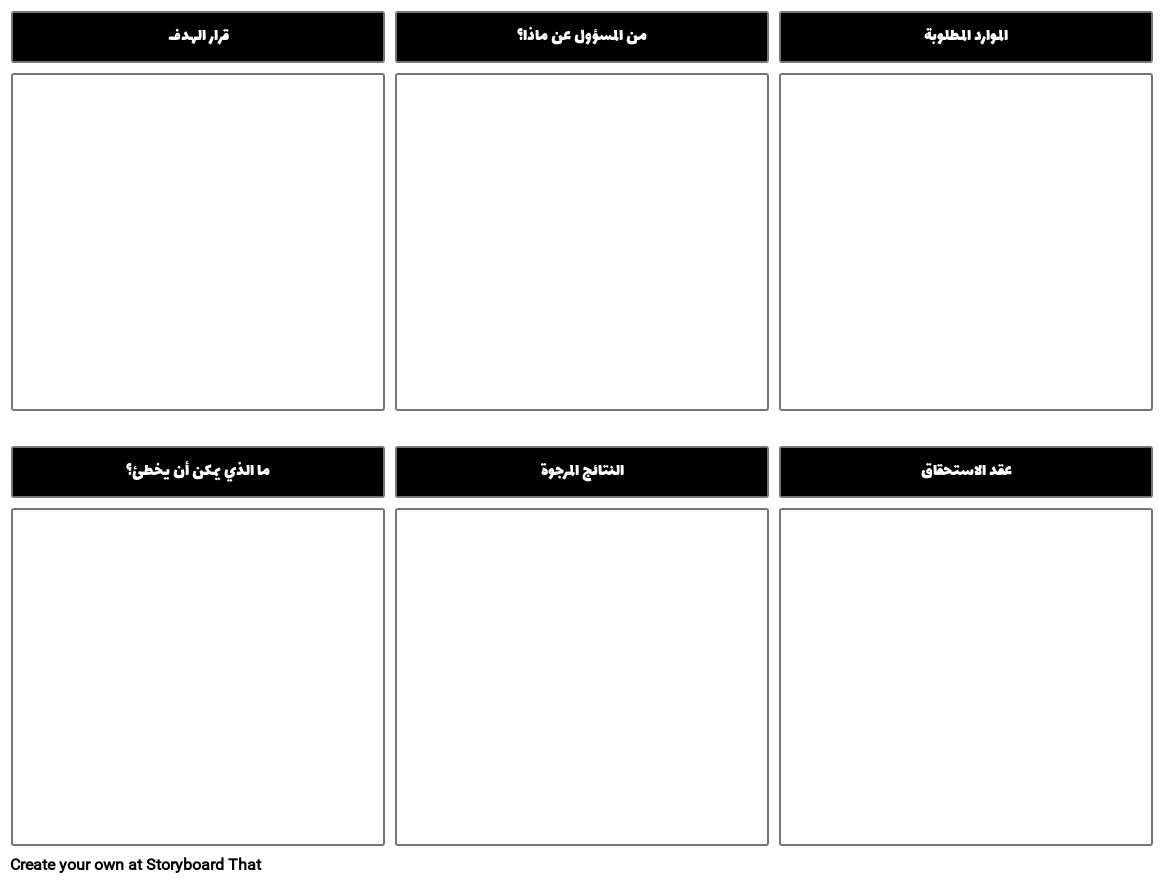 قالب خطة الفريق