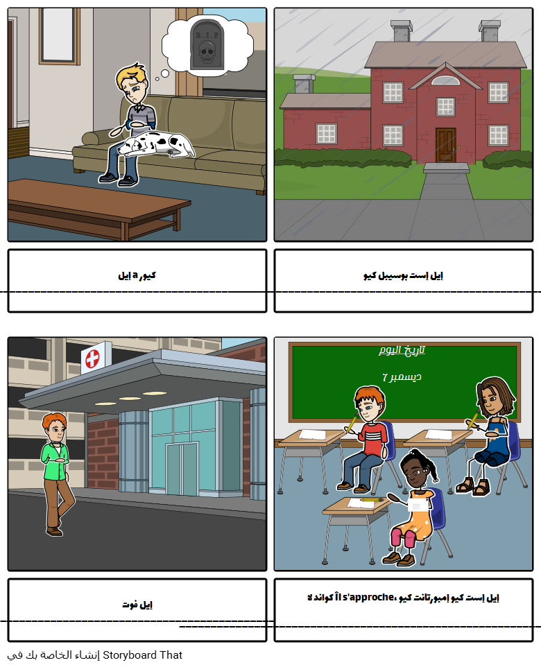 ورقة عمل شرطية Storyboard by ar-examples