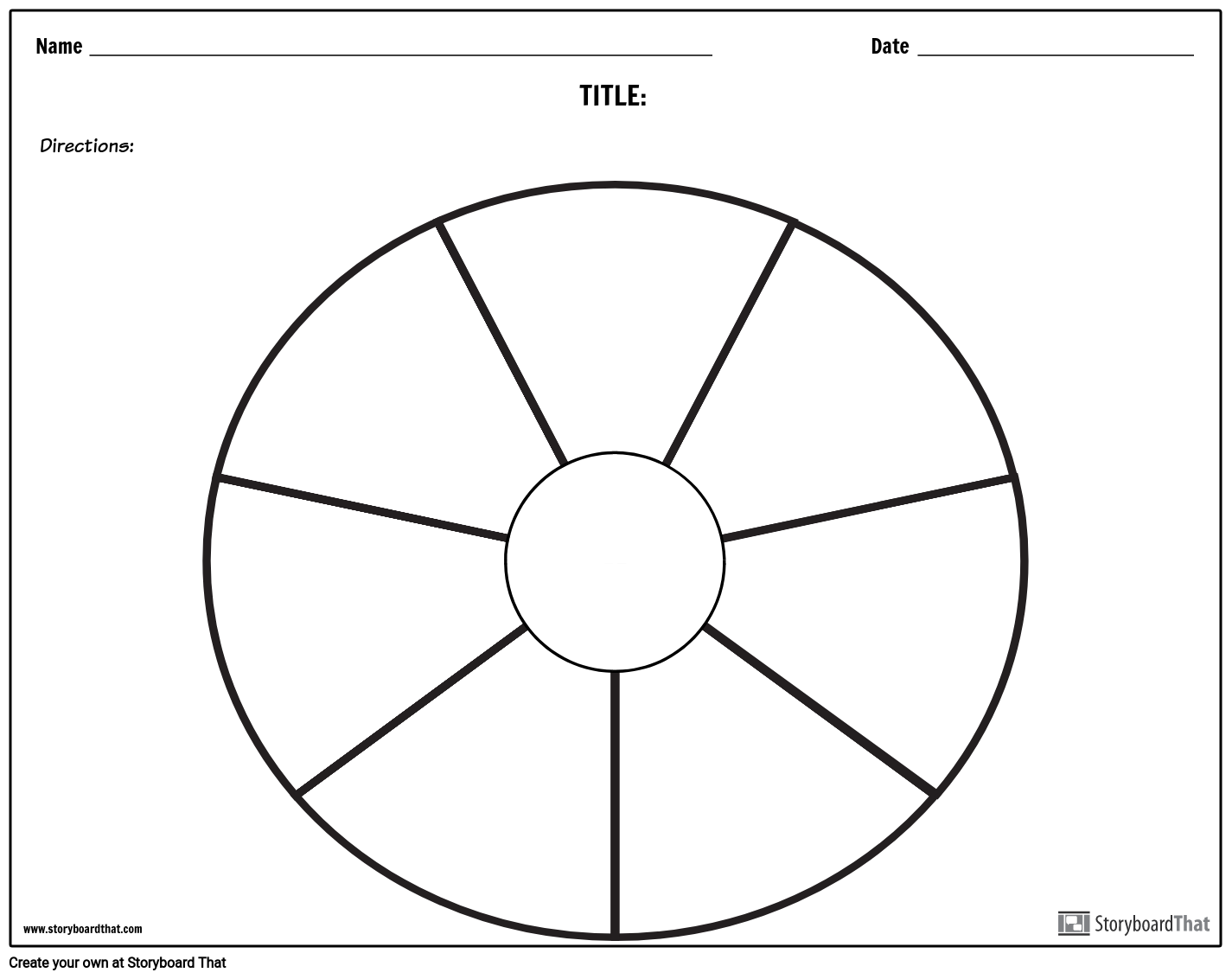 مخطط دائري - 9 Storyboard by ar-examples