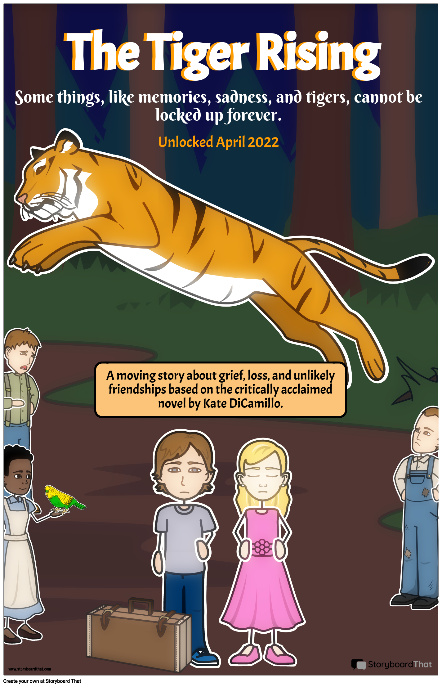 Постер на Филма „Изгряващият Тигър“.