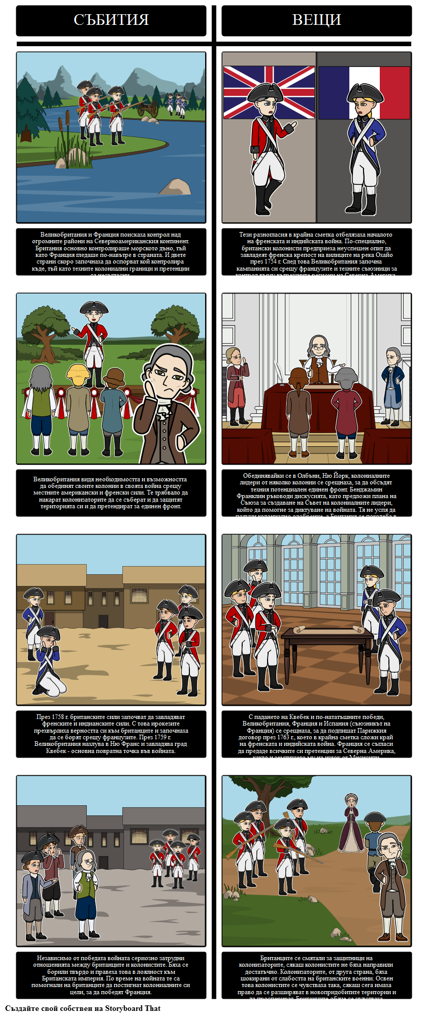 Френската и индийската война, 1754-63