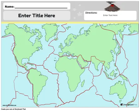 Карта на Тектоничните Плочи
