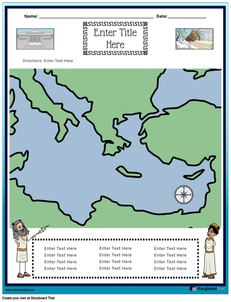 Карта на Древна Гърция