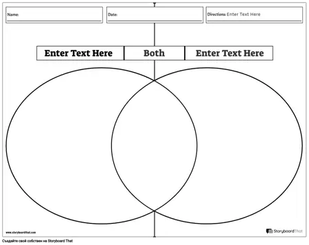 Шаблон за Диаграма на Venn