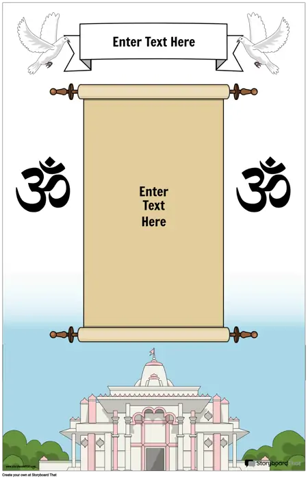 Религиозен Плакат 10 Индуизъм