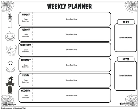 BW Weekly Planner 2