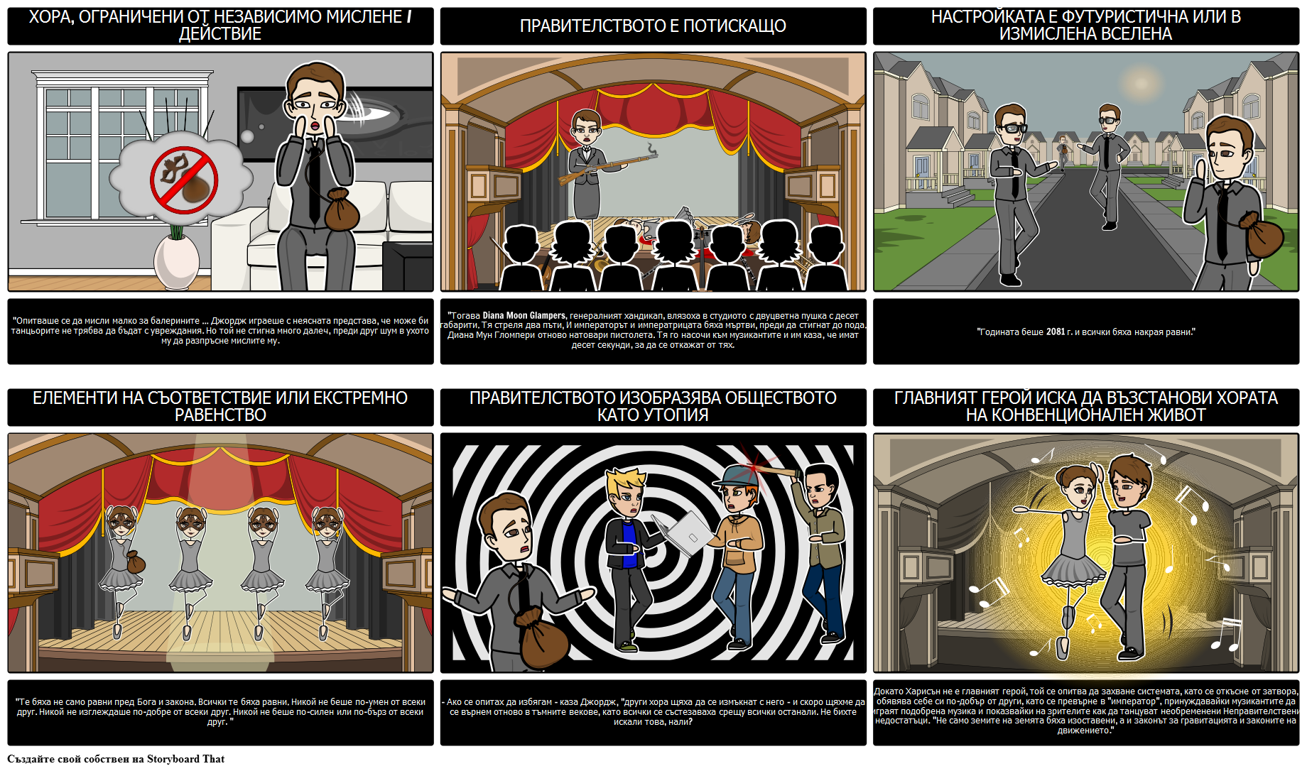 Dystopian Elements Storyboard