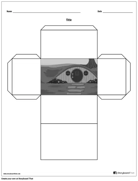 Story Cube Portrait BW 1