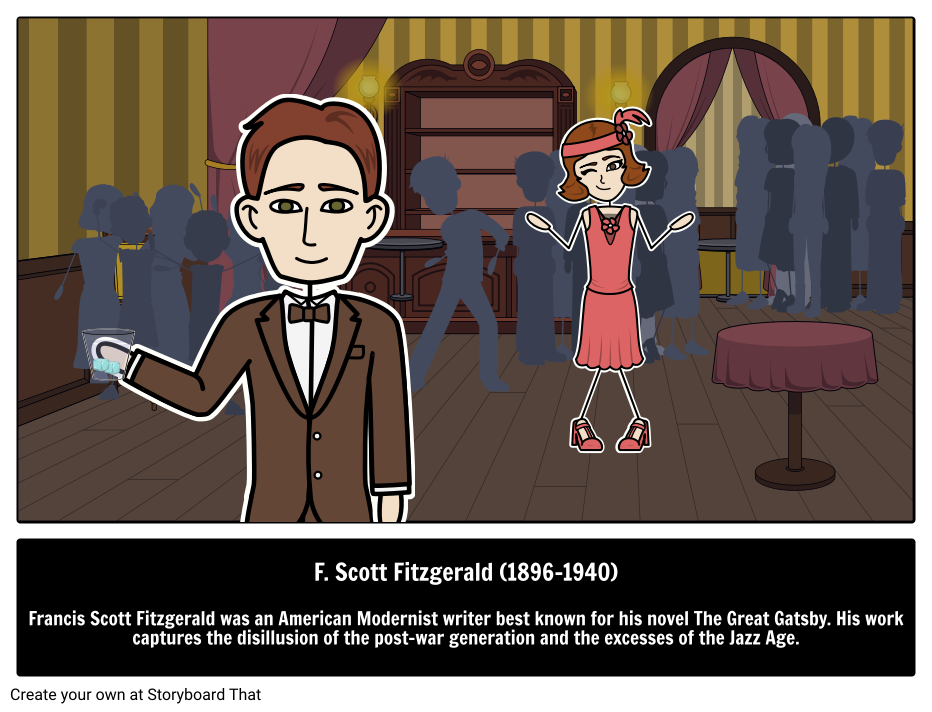 F. Scott Fitzgerald Biography Storyboard