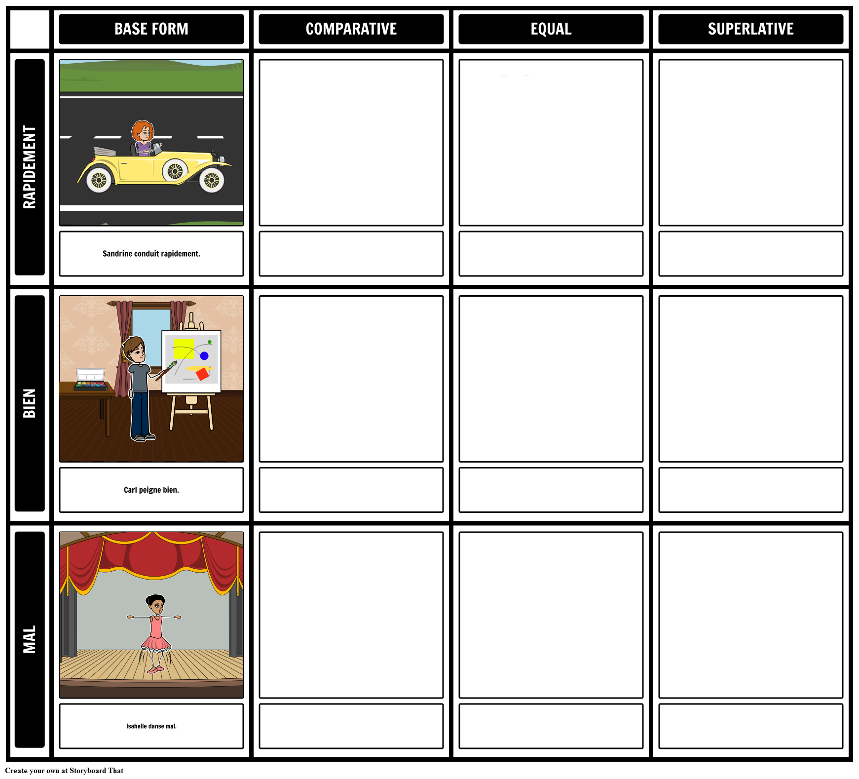 french-adverbs-of-comparison-template-2-storyboard