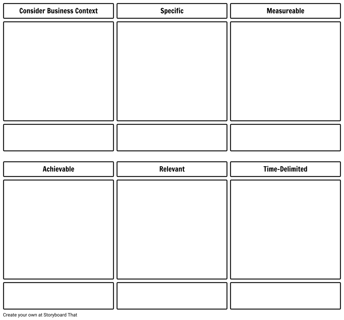 SMART Goals Template