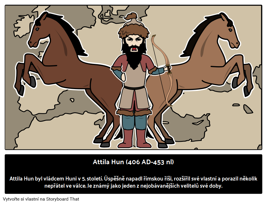 Attila Hun - Vojenský Vůdce