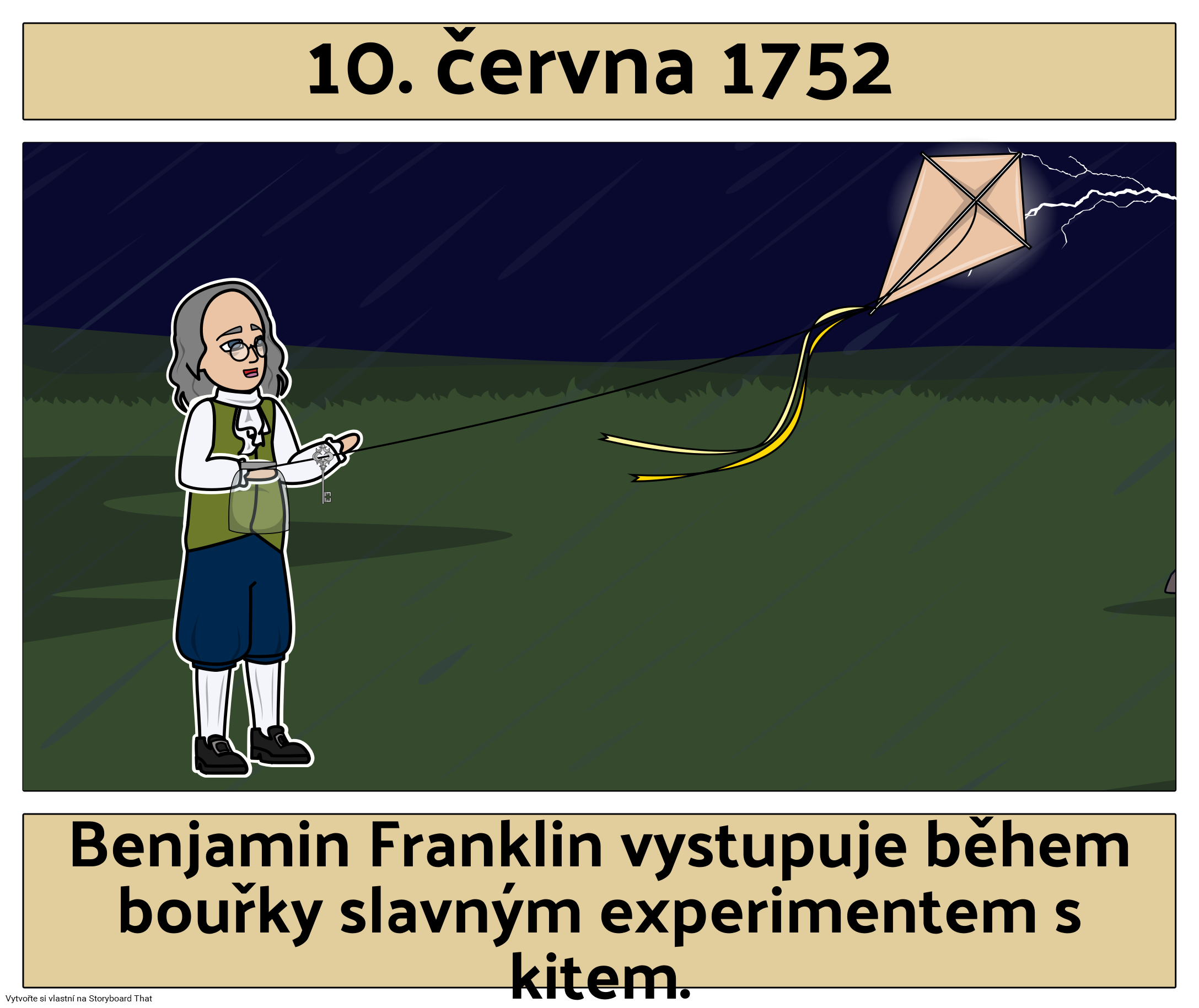 Benjamin Franklin Mouchy Kite