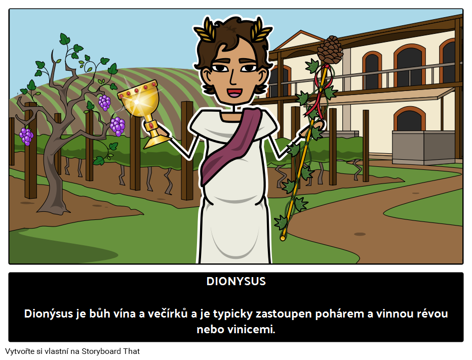 Dionýsos - Řecký bůh Vína 