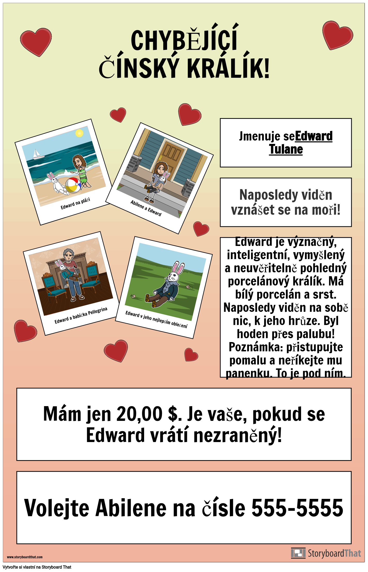 Edward: Chybějící Plakát