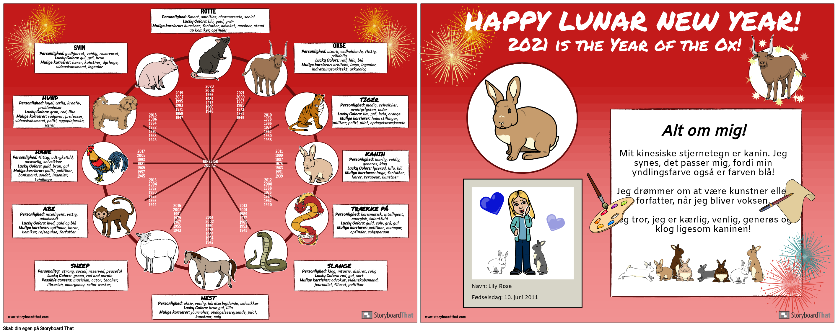 Lunar New Year Lily Rose Eksempel Da examples