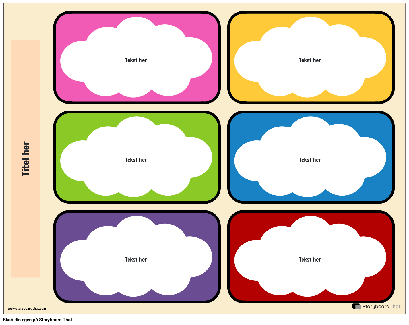 Clouds Game Card Design