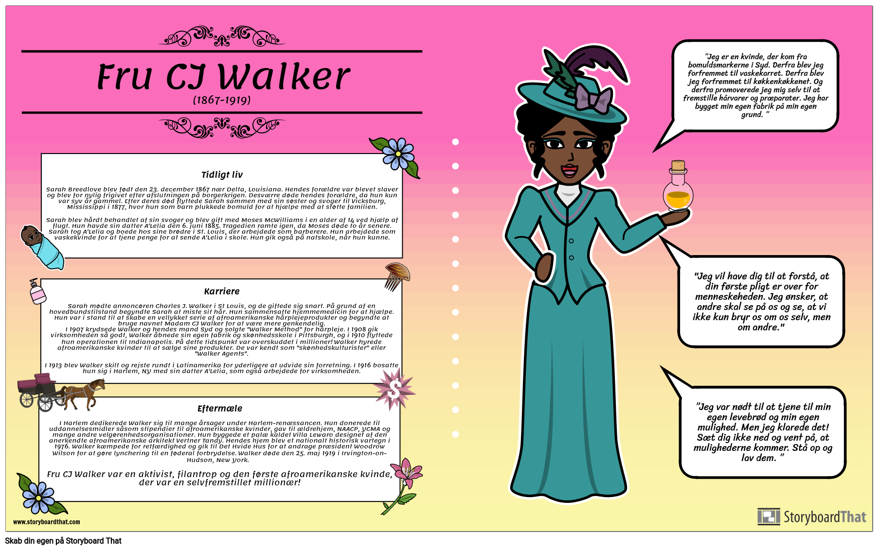 Fru CJ Walker Bio