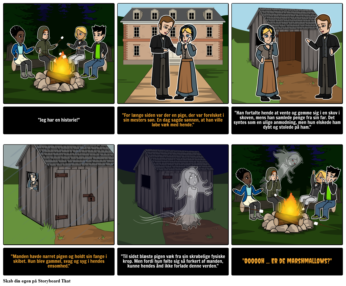 Halloween Aktiviteter - Skræmmende Historie