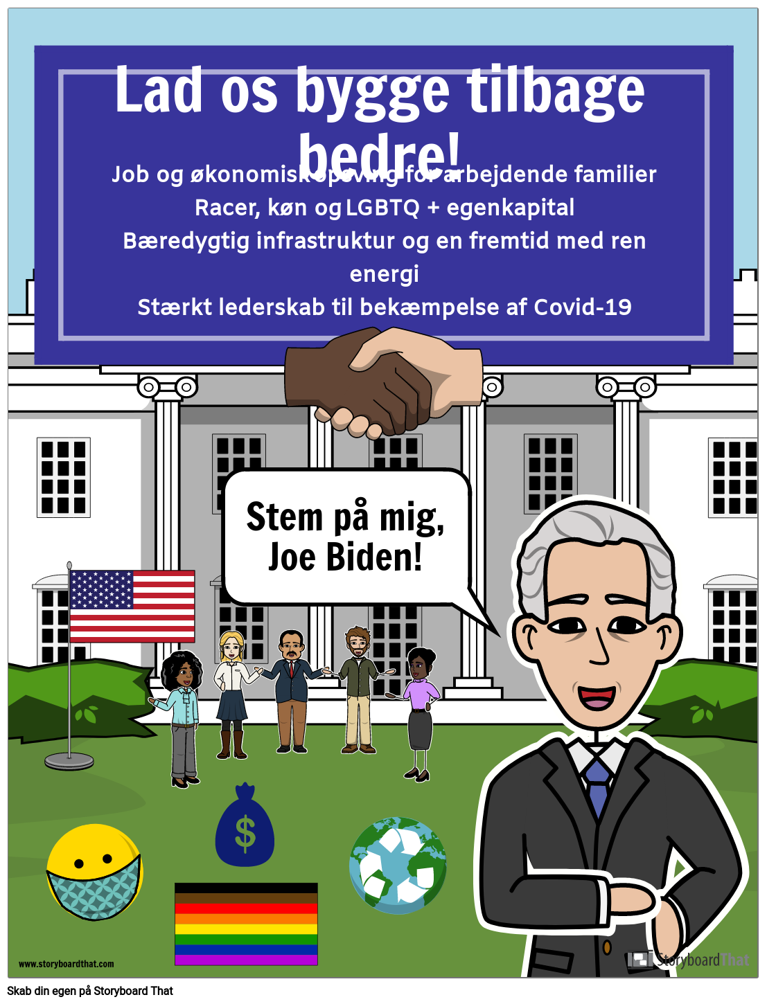 Kampagneplakat til Joe Biden