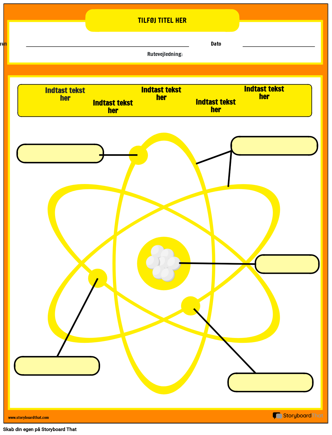 Model af Atom-arbejdsark