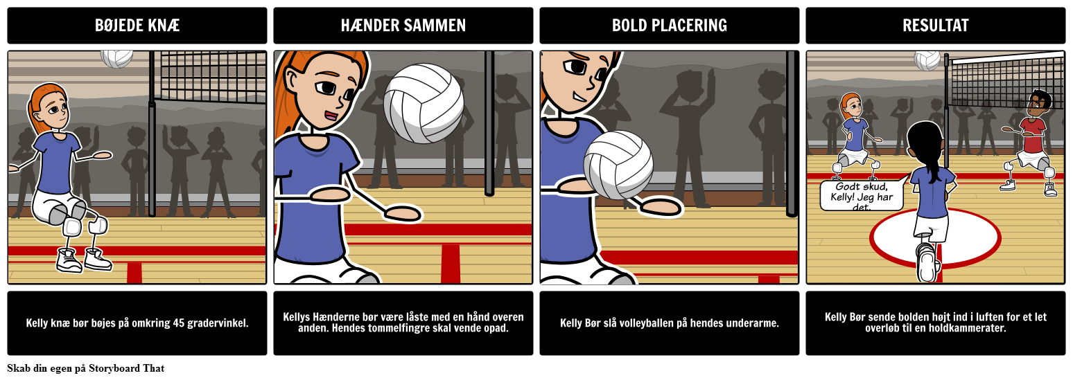 Psykomotoriske Domain Volleyball Form