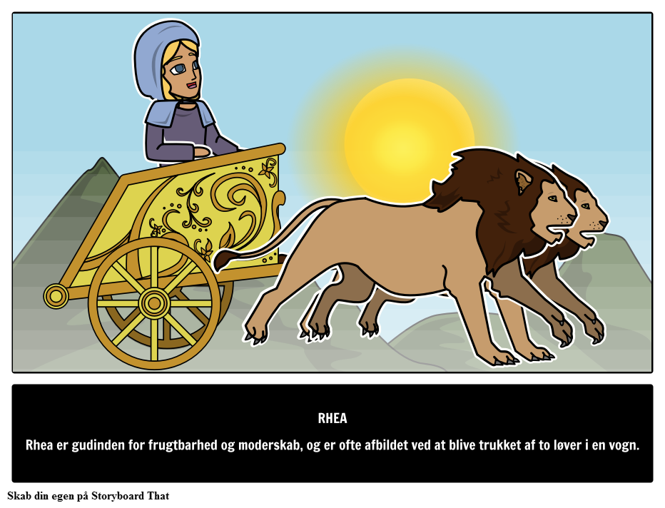 Rhea: Græsk gudinde for frugtbarhed og moderskab