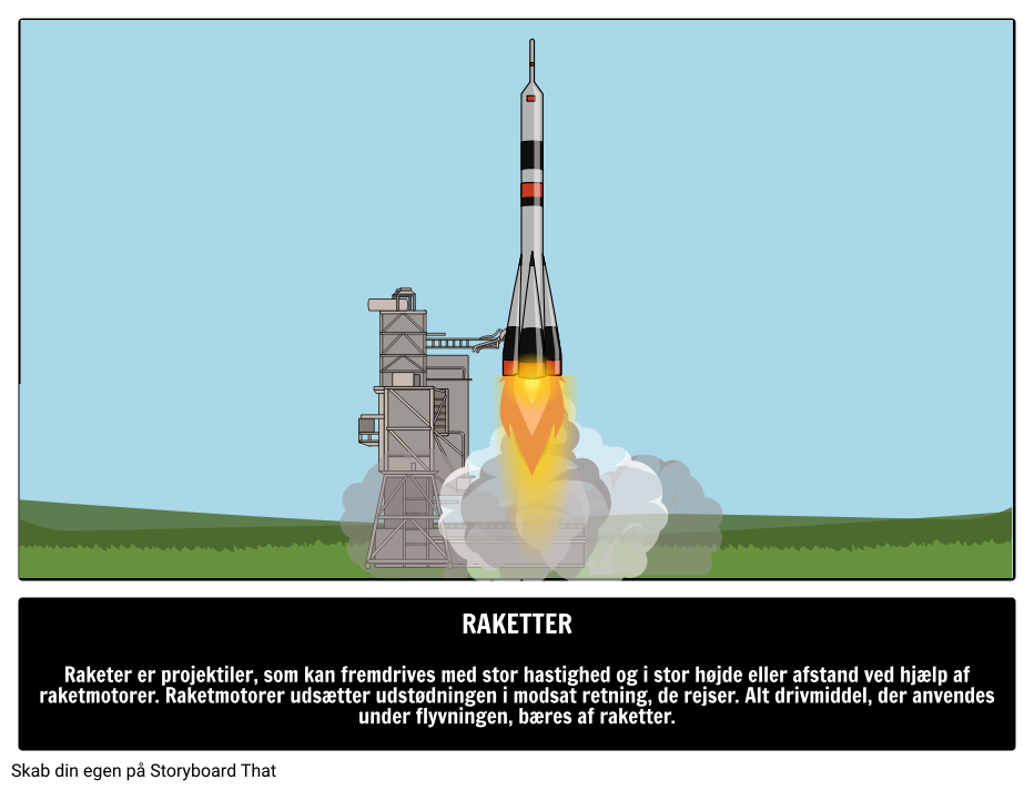 Opfindelsen af raketter