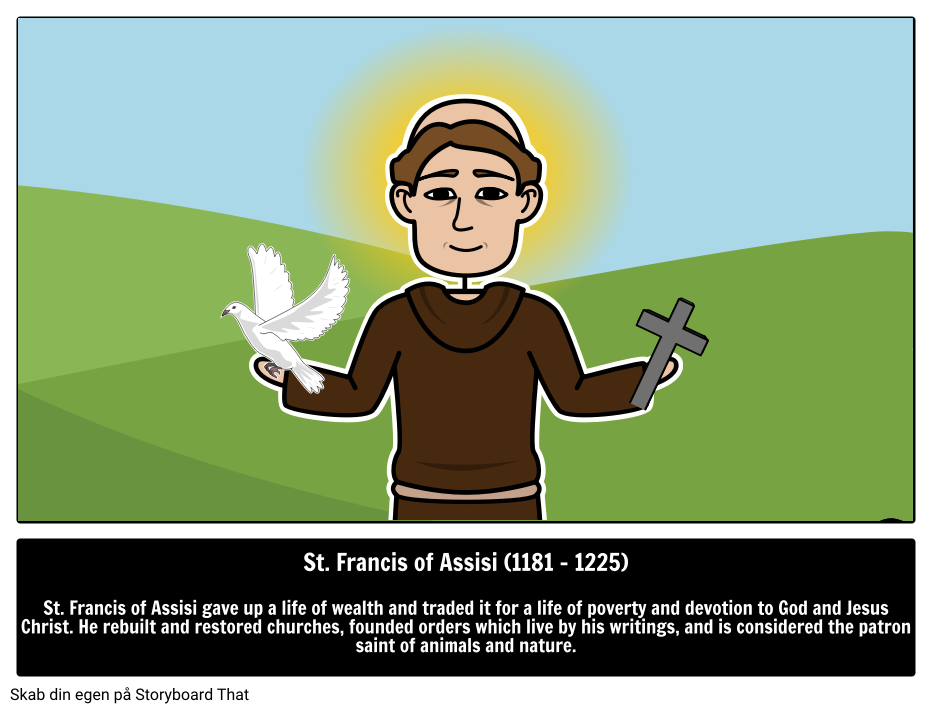 Hvem var den hellige Frans af Assisi?
