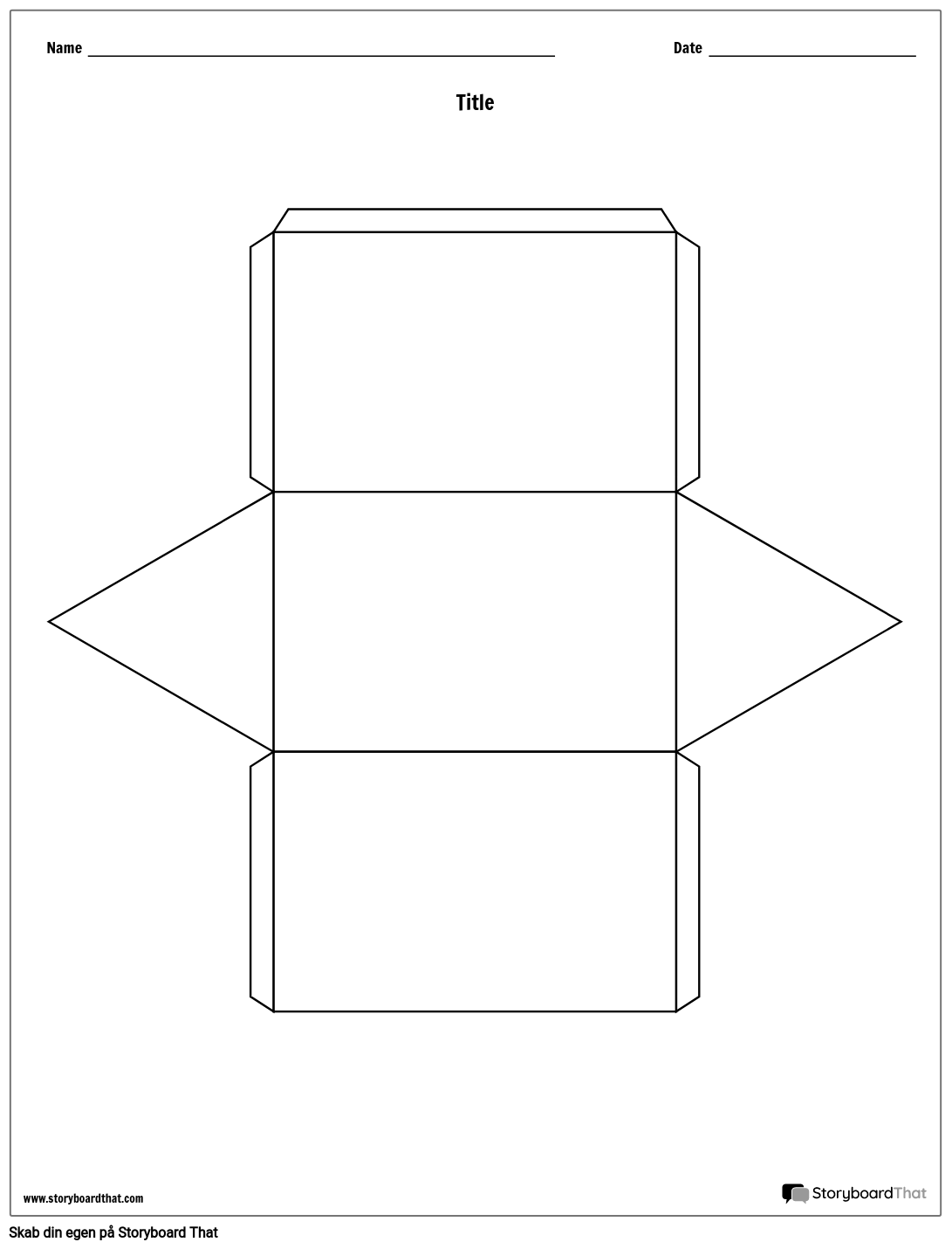 Triangular Story Cube