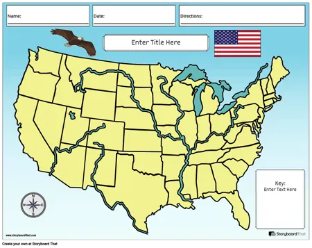 USA Fysisk Geografi