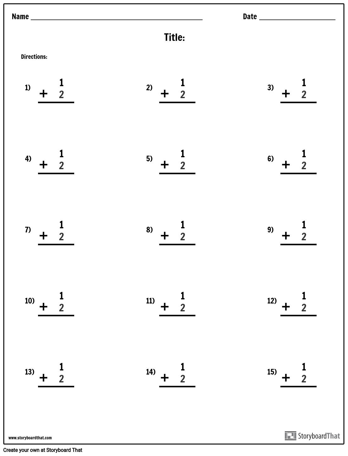 Addition - Single Number - Version 2