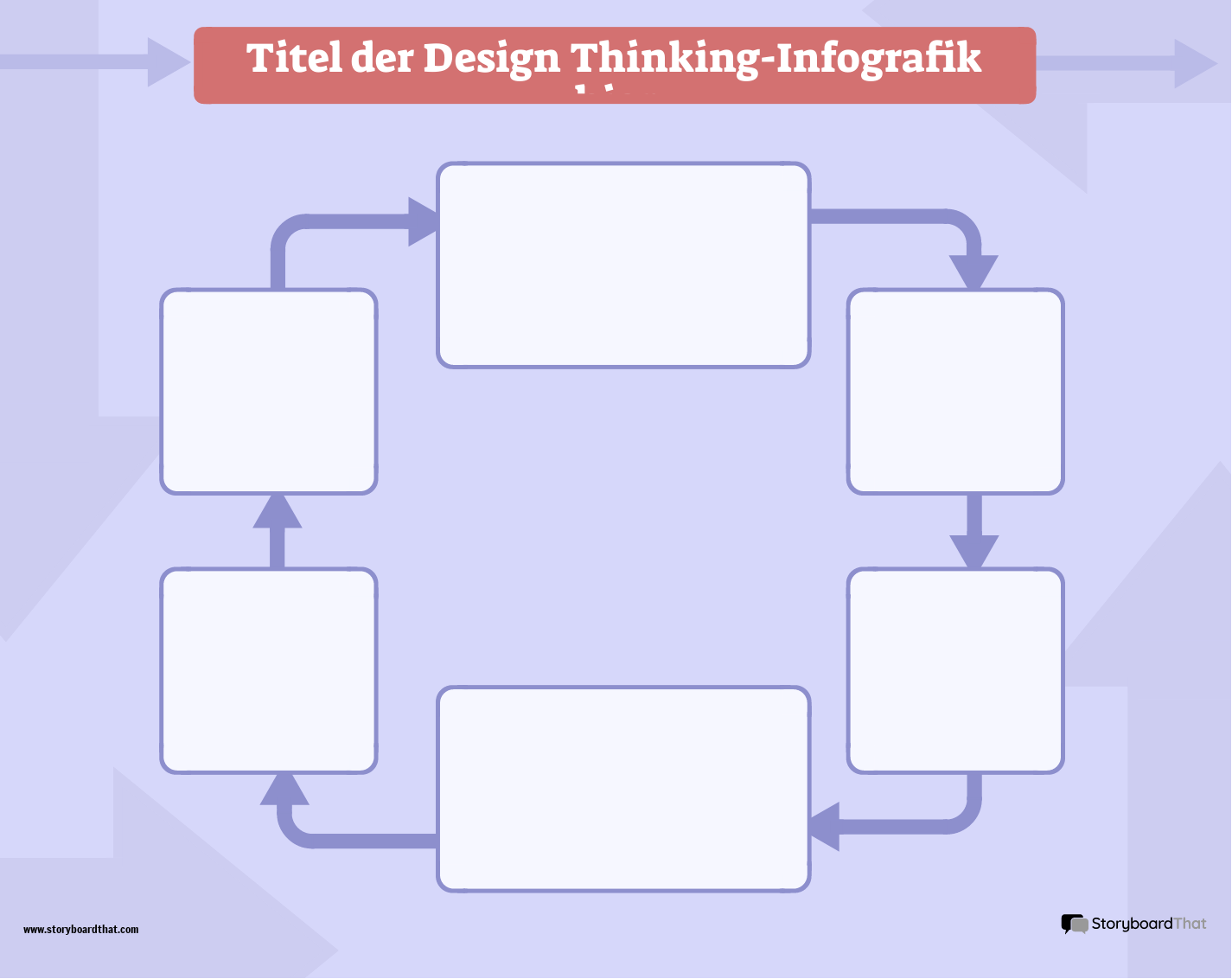 Corporate Design Thinking Infografik-Vorlage 1