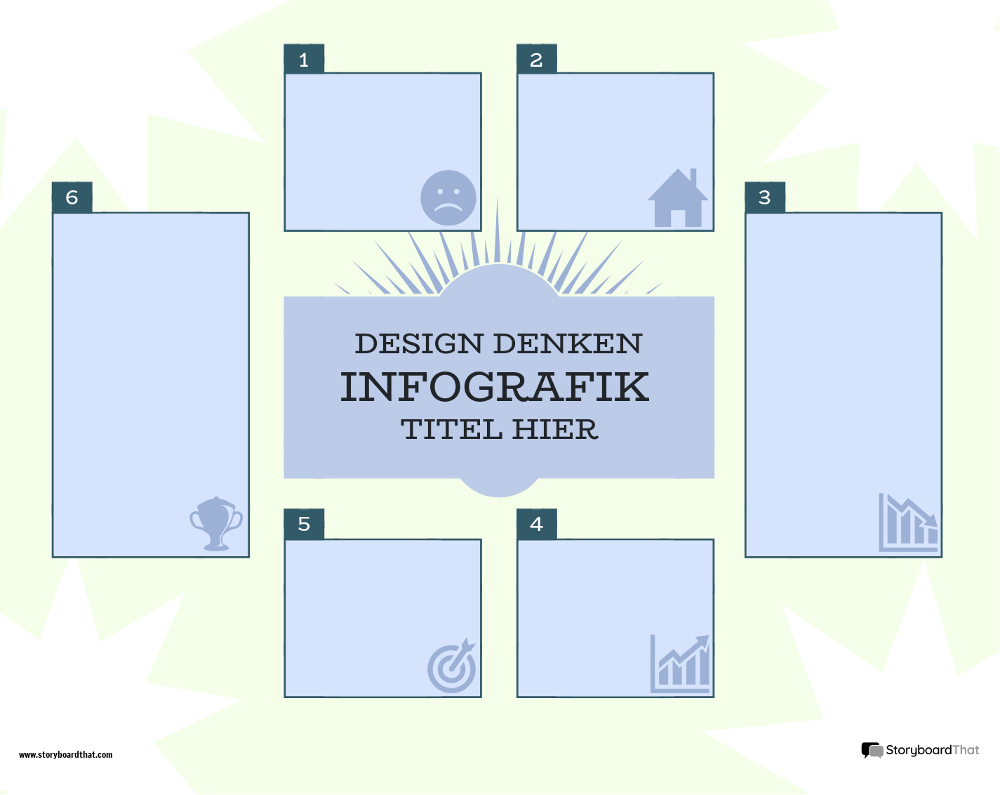 Corporate Design Thinking Infografik-Vorlage 2