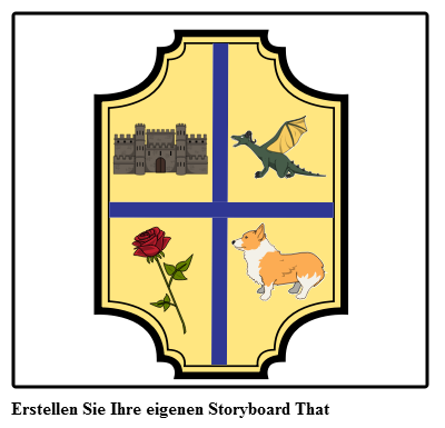 Ein Mittelalterliches Fest - Wappen des Wappens